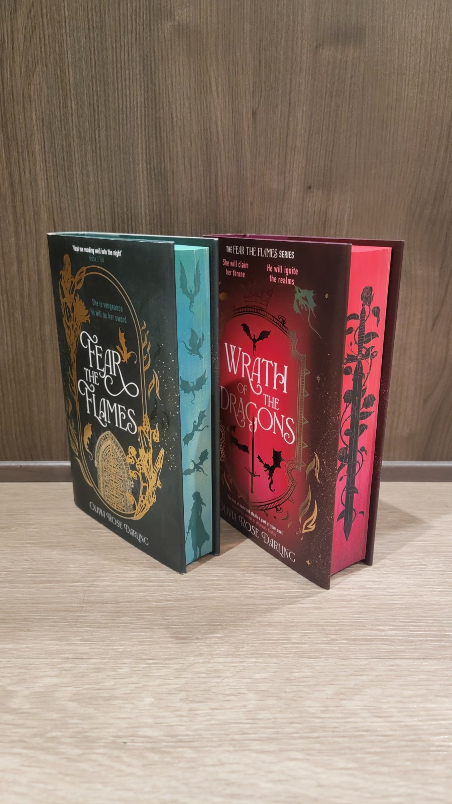 Fear the Flames & Wrath of the Dragons International Edition Olivia Rose Darling