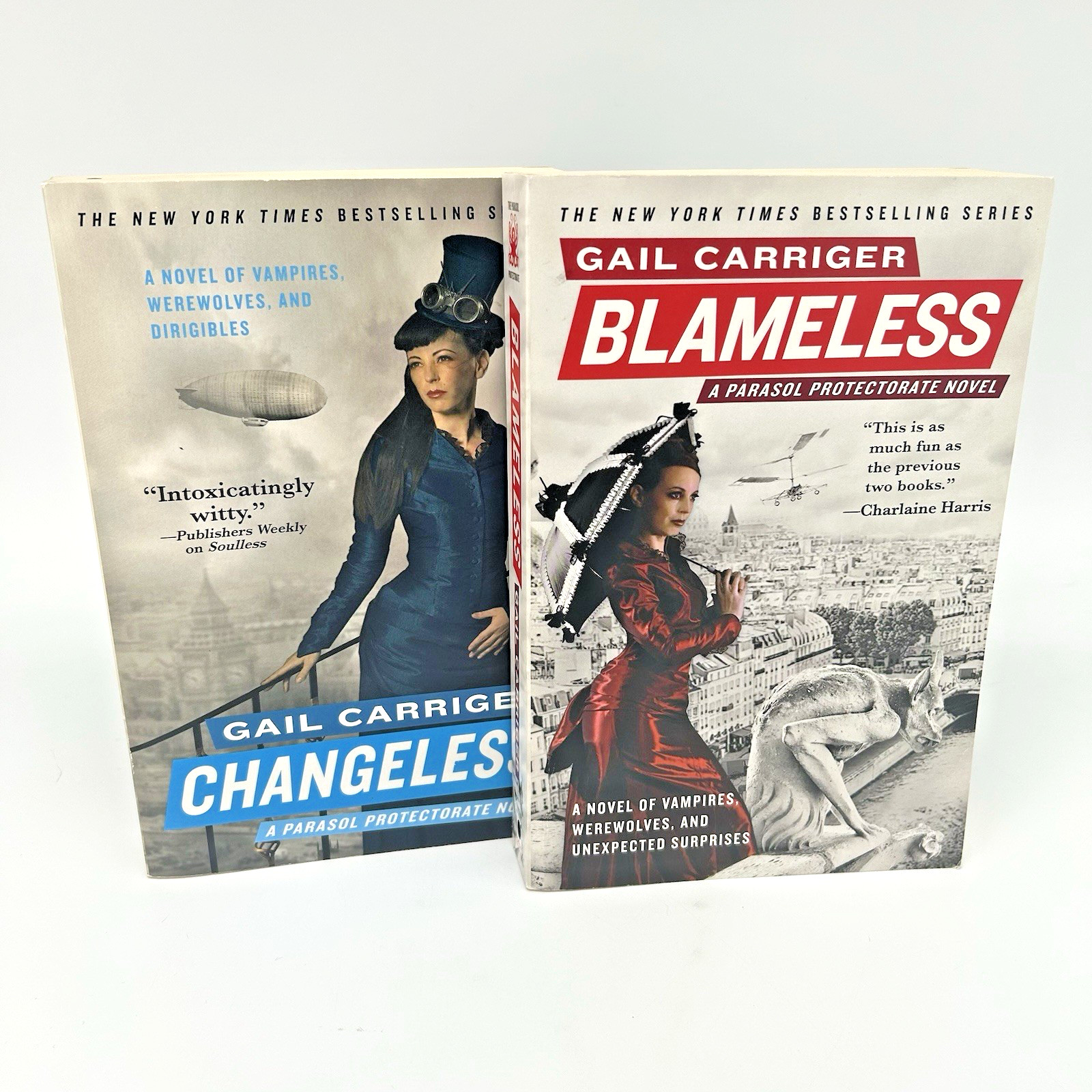 Gail Carriger Changeless and Blameless Parasol Protectorate Series TPB Lot of 2
