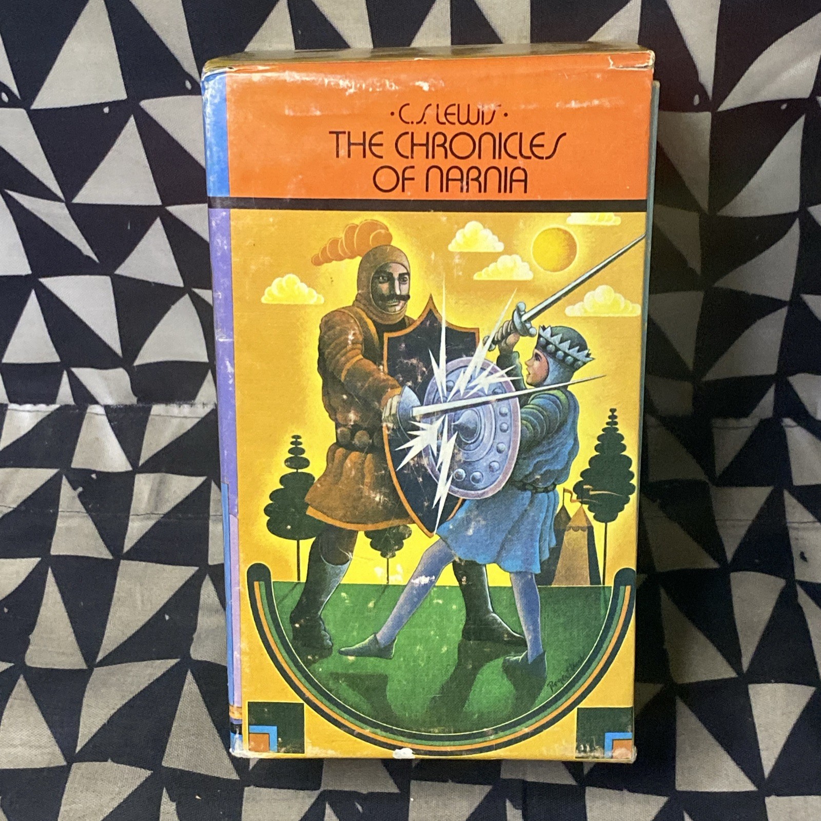 The Chronicles of Narnia Vintage Collier 1977 Box Set by C.S. Lewis Paperback