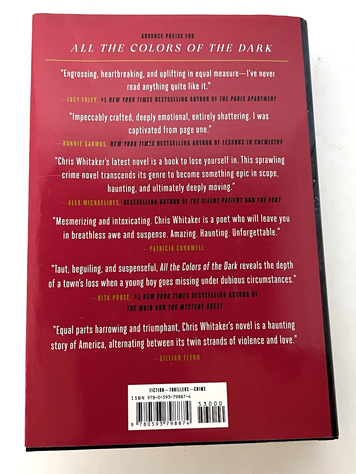Chris Whitaker All the Colors of the Dark SIGNED FIRST EDITION Hardback w/ DJ