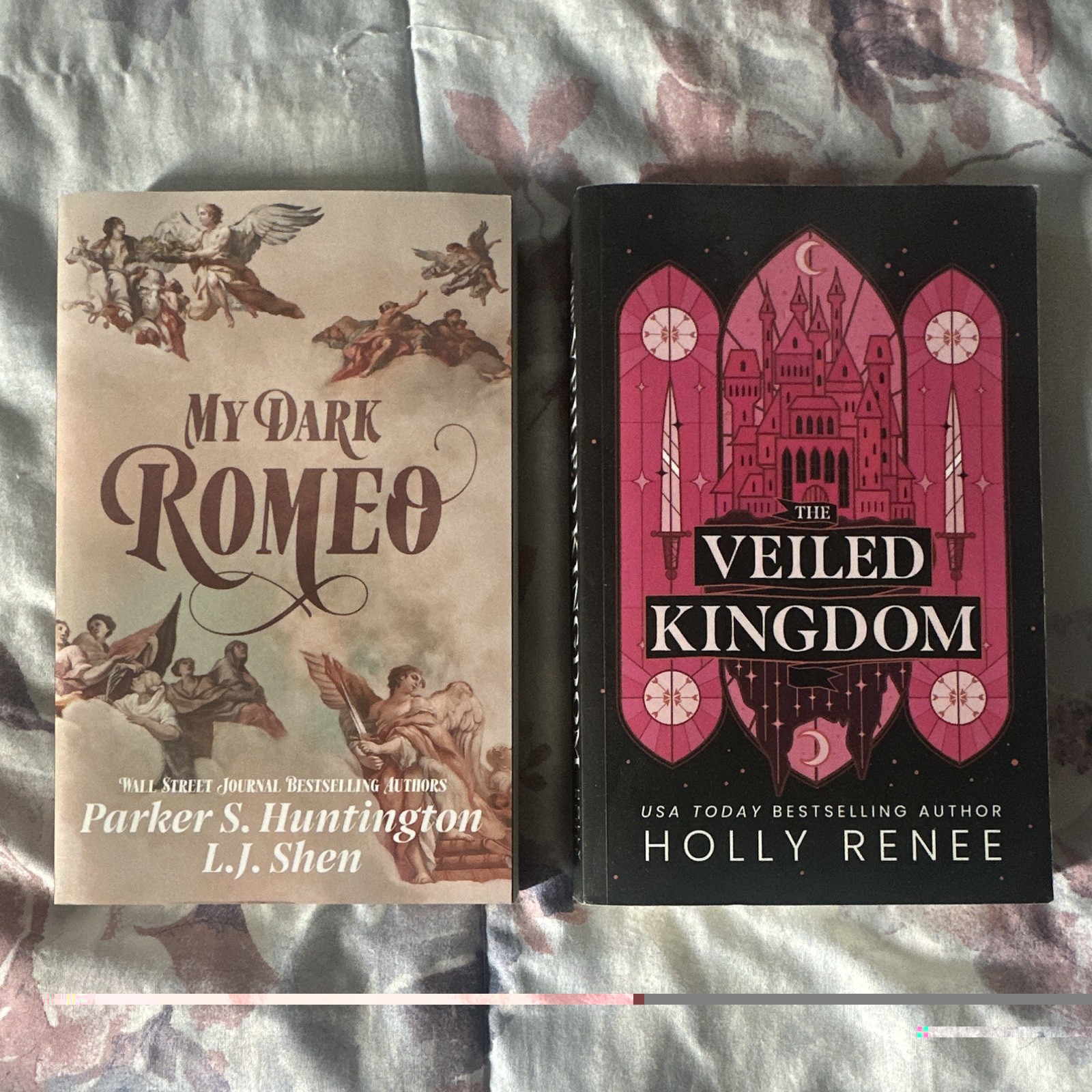 Parker S. Huntington & L.J. Shen My Dark Romeo + The Veiled Kingdom PB Lot (2)