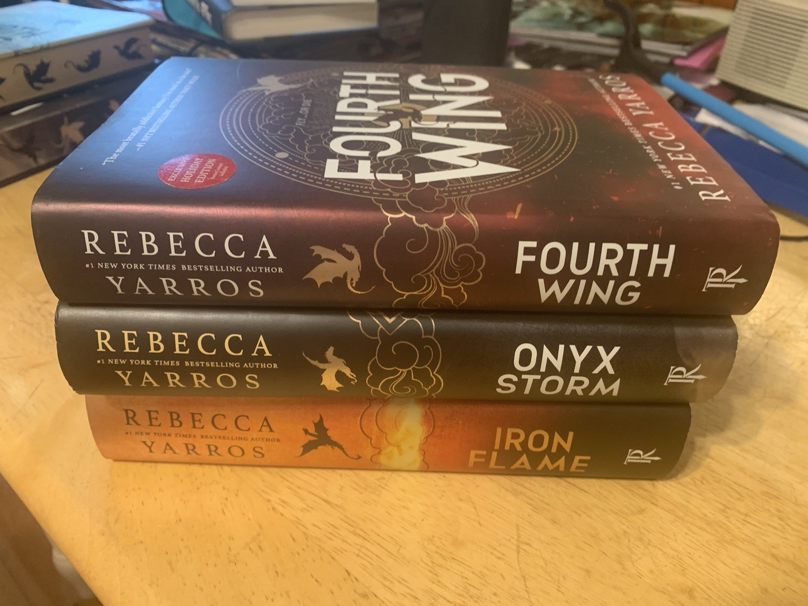 Rebecca Yarros THE EMPYREAN Complete Series Set 1-3 Lot of 3 ALL Hardcover Books