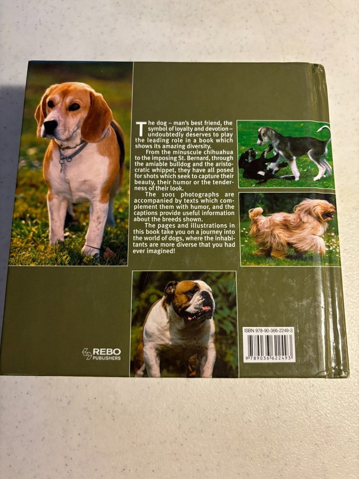 Dogs 1001 Photos (Cubebooks) Book 464 illustrated pages New