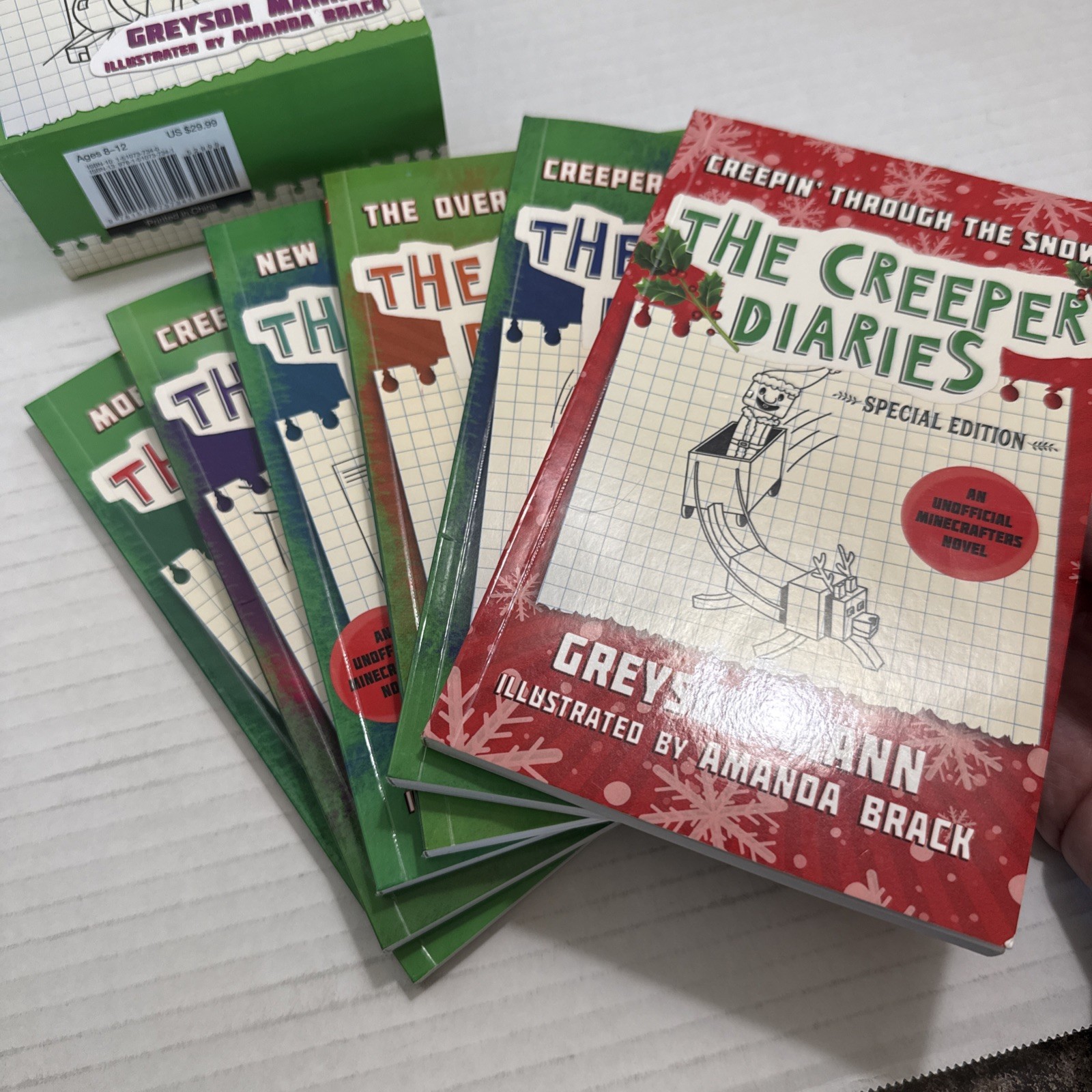 Diaries for Fans of Creepers Box Set Six Unofficial Adventures for Minecrafters