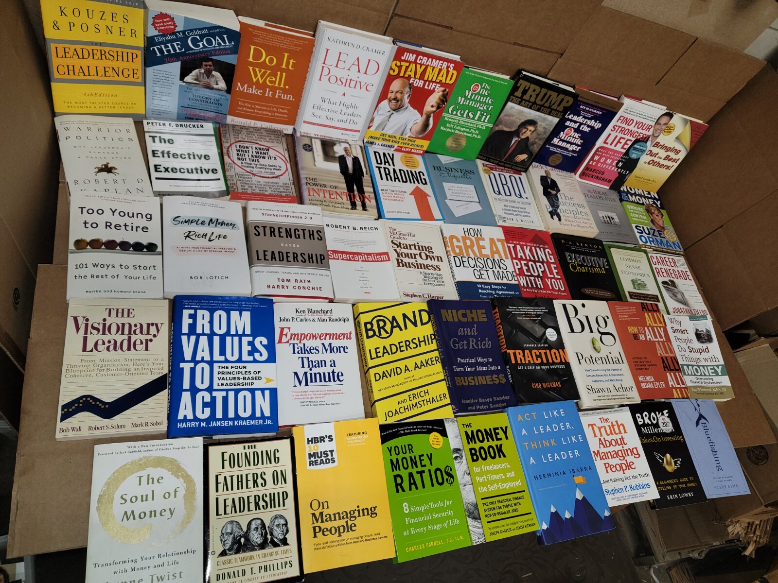 Lot of 20 Business Leadership Management Economic Investment Marketing Book MIX