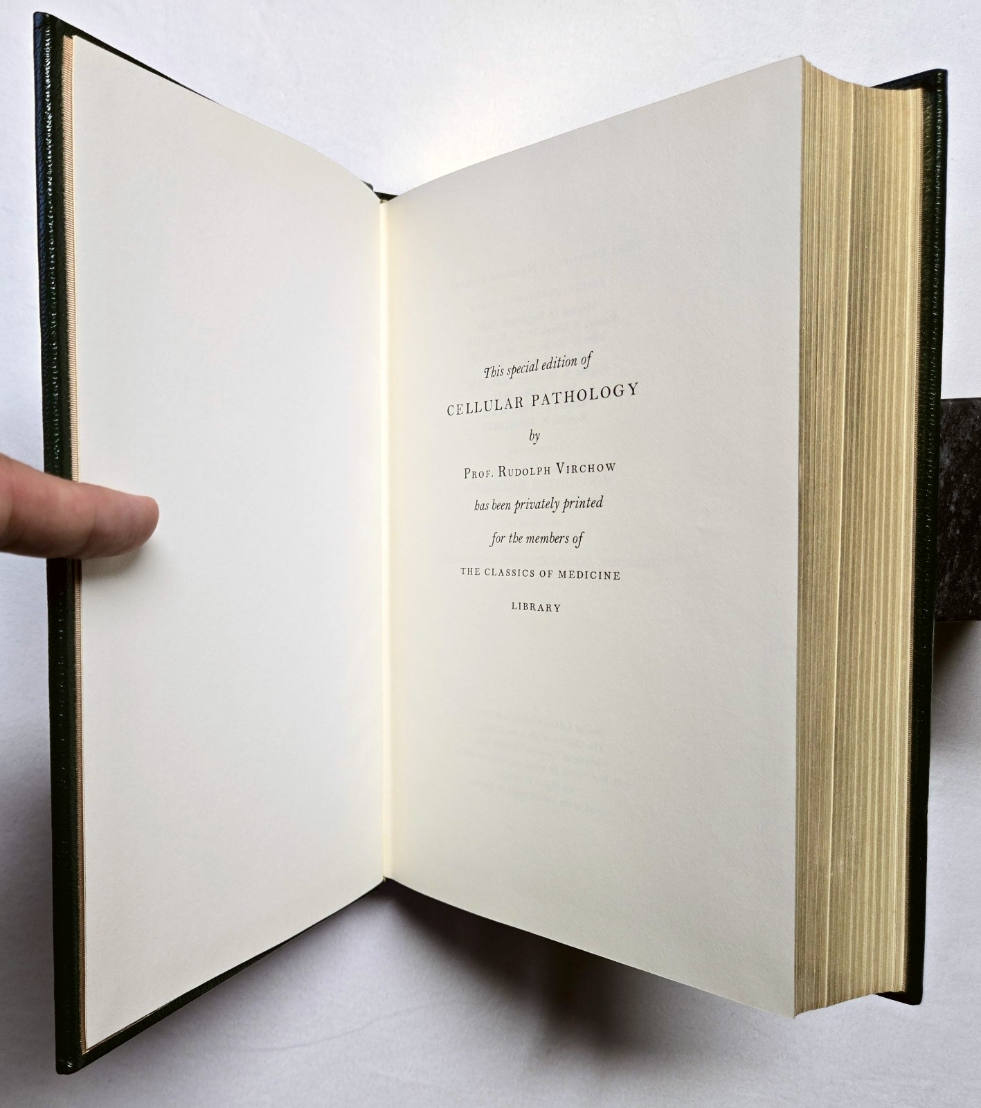 Cellular Pathology by Rudolph Virchow (The Classics of Medicine Library) 1978