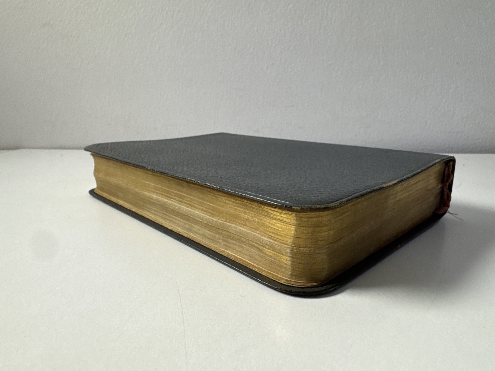 Vintage Oxford University Press Blue Gray Leather KJV Bible