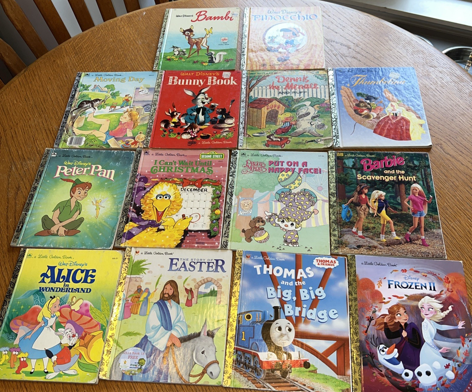 Lot Of 14 Little Golden Book mixed Children’s Books 40’s 50’s 80’s 90’s 2000’s