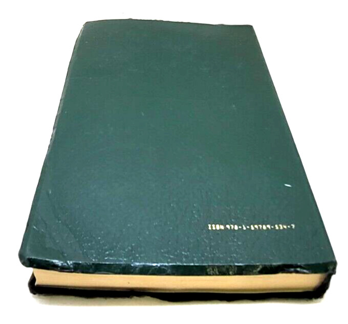 Holy Bible 2006 KJV Barbour Press Green Faux Leather Word of Jesus in Red