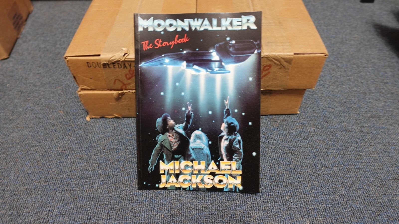 1 Michael Jackson Moonwalker 1988 Coloring Book & 1 Story Book Brand New Lot