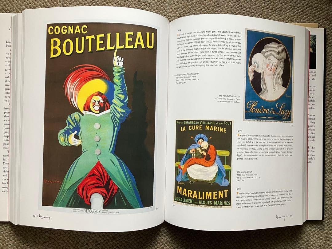 Leonetto Cappiello Posters Book 336 Pages France Artist Used