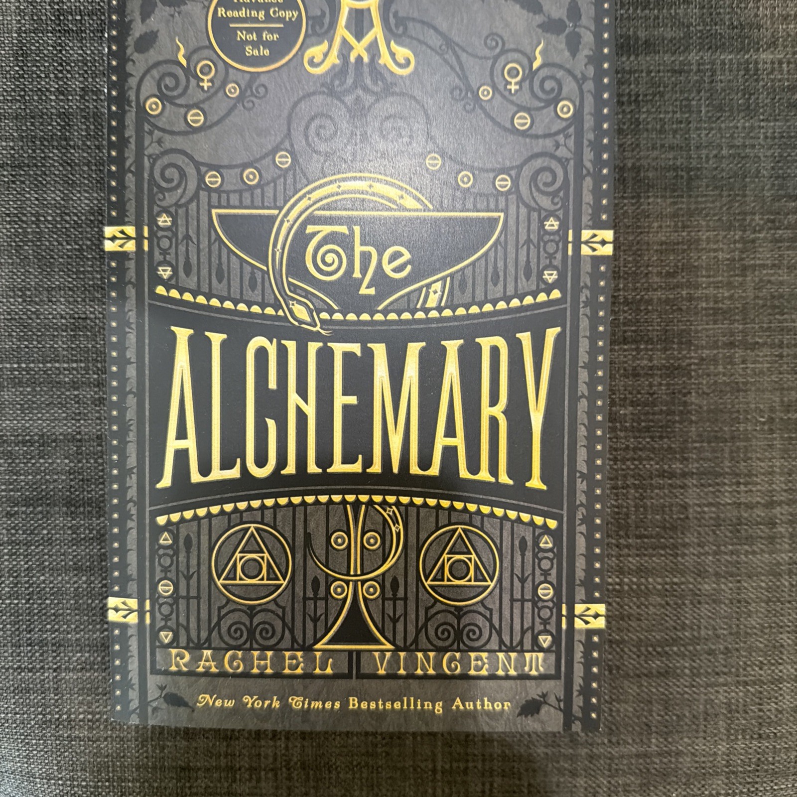 The Alchemary by Rachel Vincent ARC Advanced Reader Copy New Unread