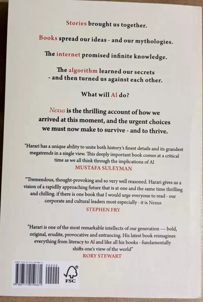 Nexus: FROM THE MULTI-MILLION COPY BESTSELLING by Yuval Noah Harari PB