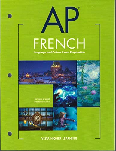 AP French: Language and Culture Exam Preparation – Paperback – VERY GOOD
