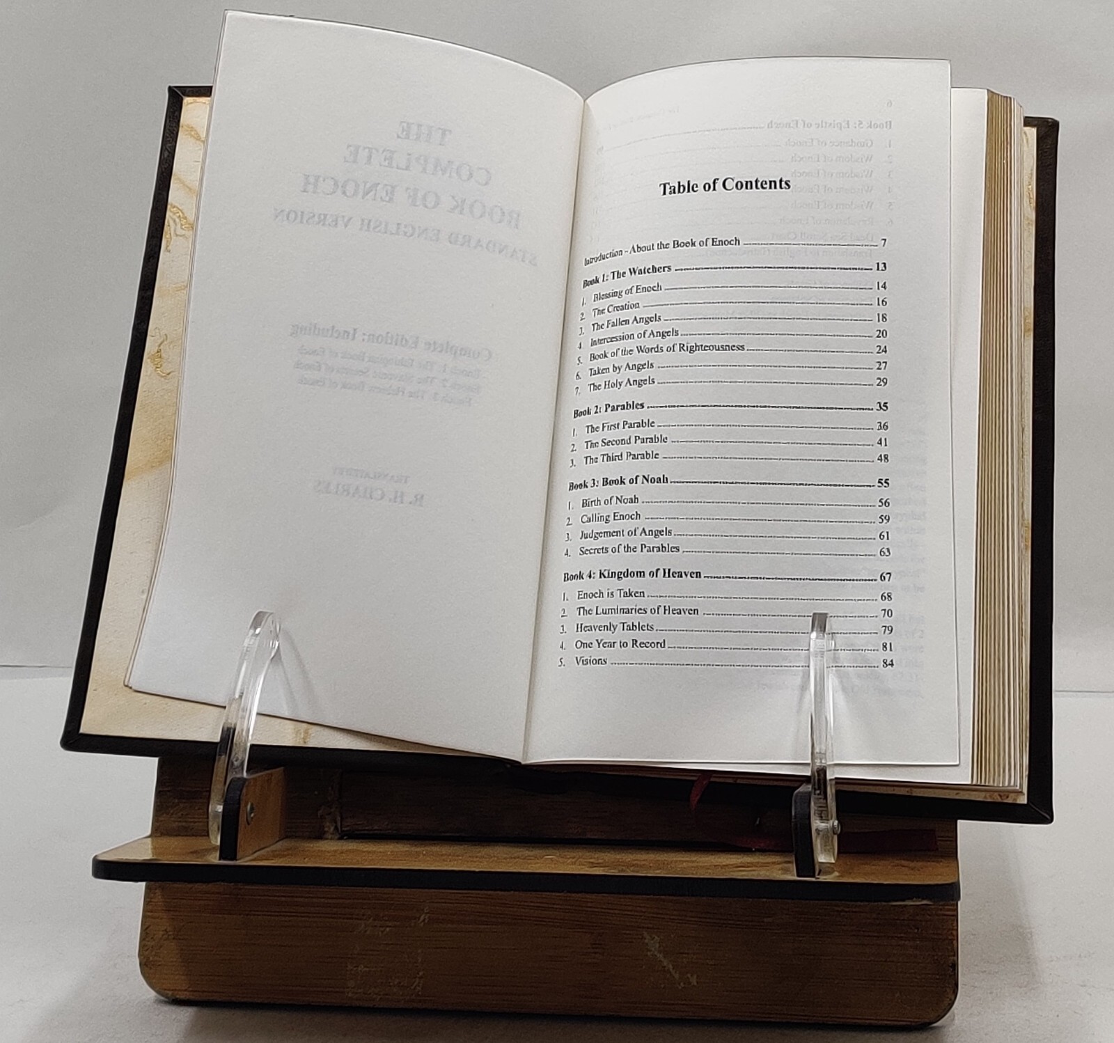 The Books Of Enoch: Complete Edition: Including (1) The [Premium Leather Bound]