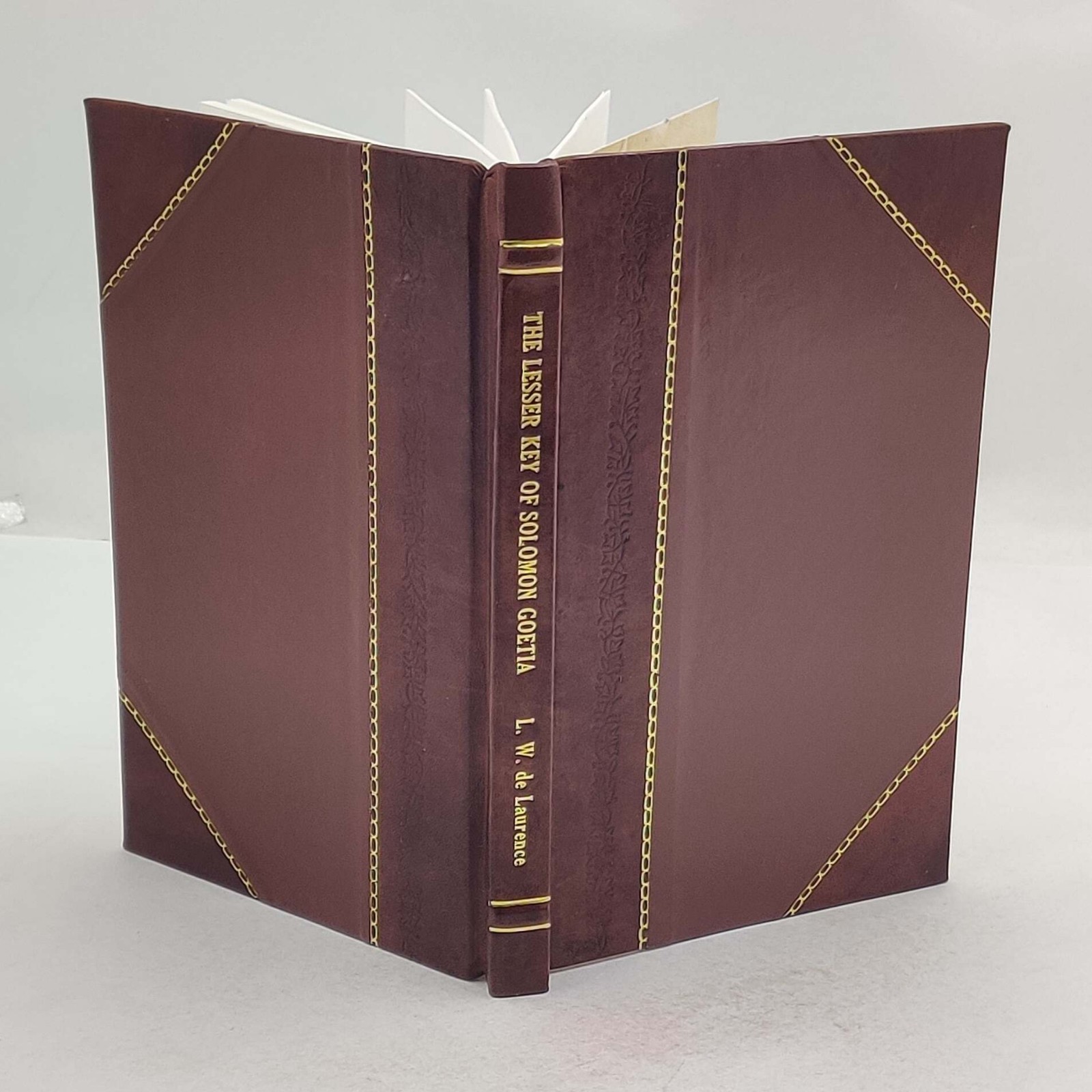 The Lesser Key of Solomon Goetia The Book of Evil Spirits 1916 [Leather Crafted]