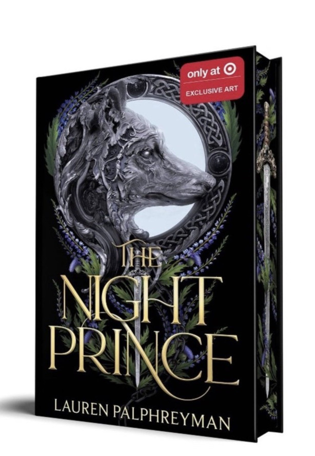 The Night Prince by Lauren Palphreyman Hardback Target Exclusive Art Wolf King 2