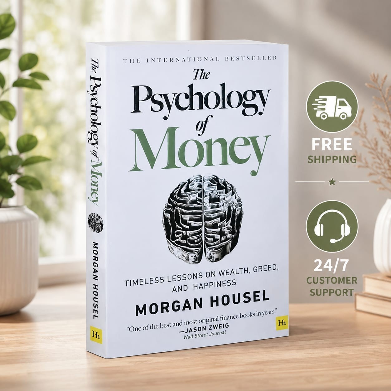 Morgan Housel The Psychology of Money Finance Mindset Paperback Book