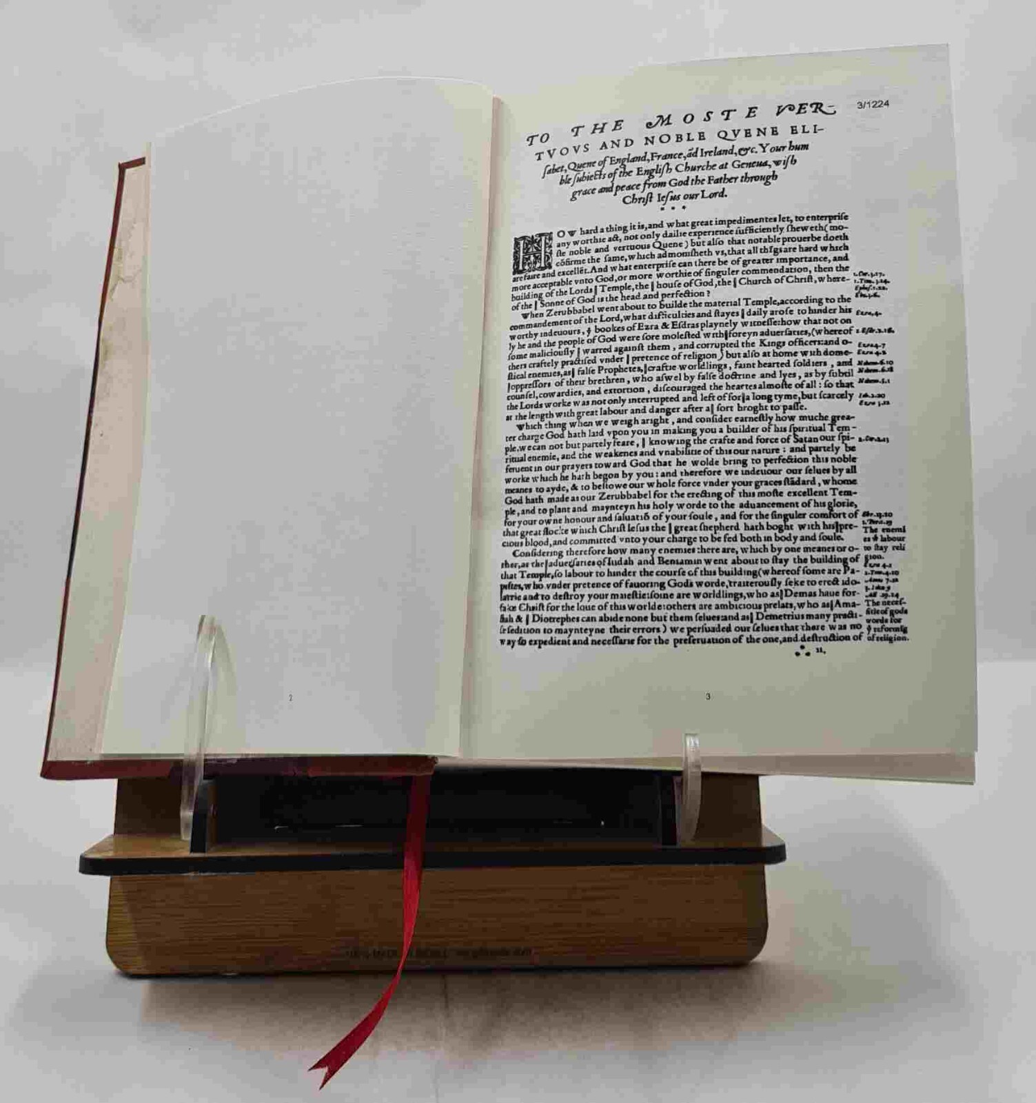 The Geneva Bible 1560 1560 by God [LEATHER BOUND]