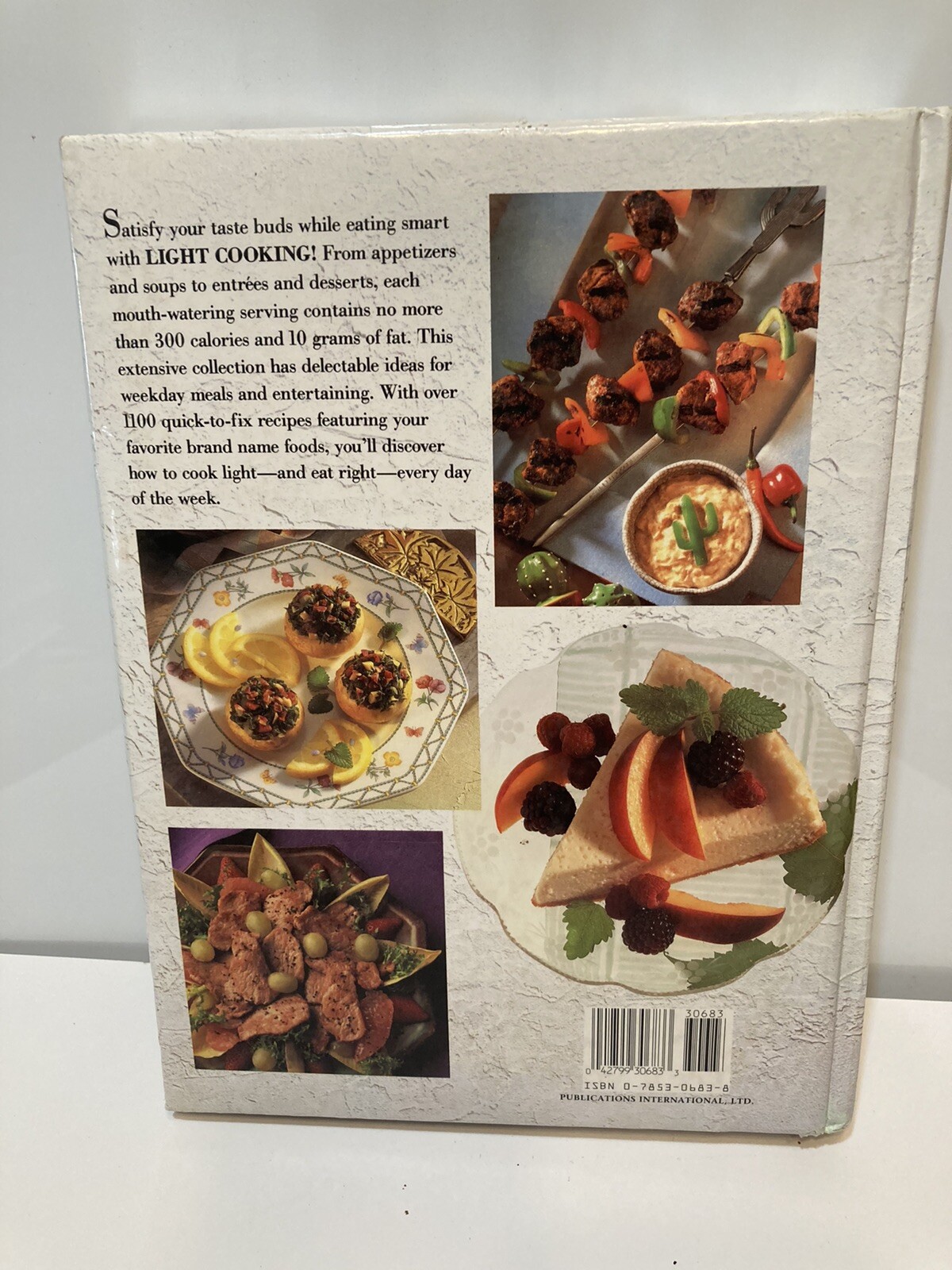 Light cooking Cookbook 1994 Easy Quick Recipes Calorie Counting Cooking 608pages
