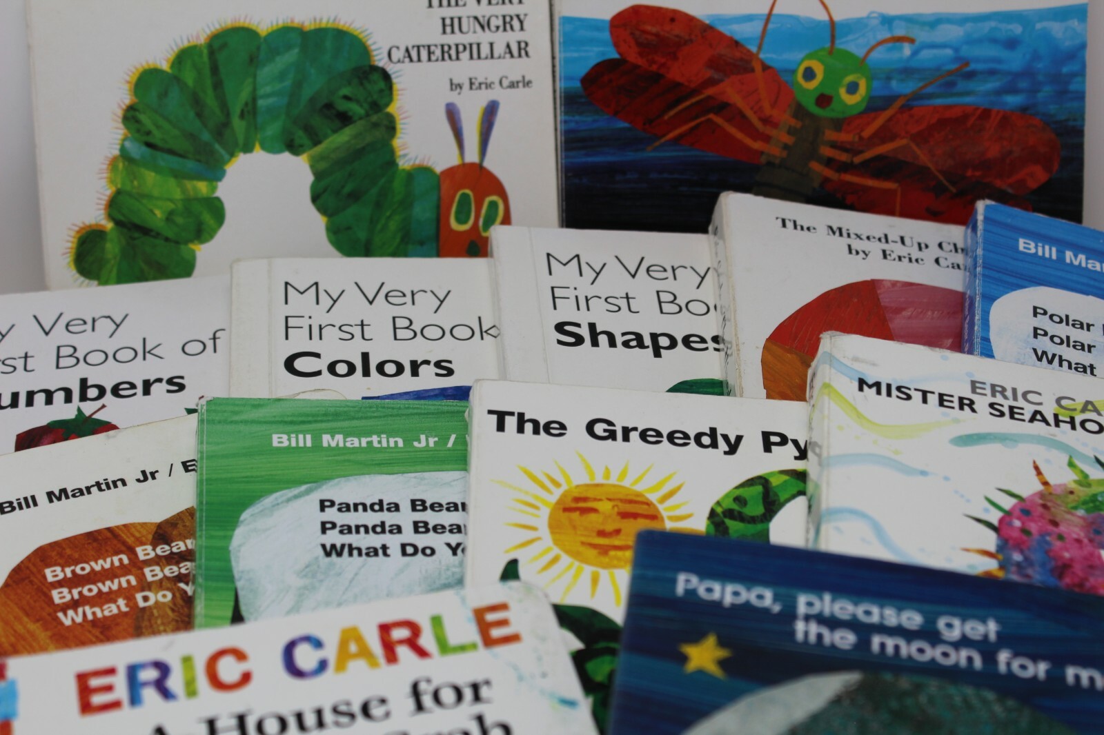 Lot of 10 Eric Carle Board Books for Children’s/ Kids/ Toddler *Random Mix*