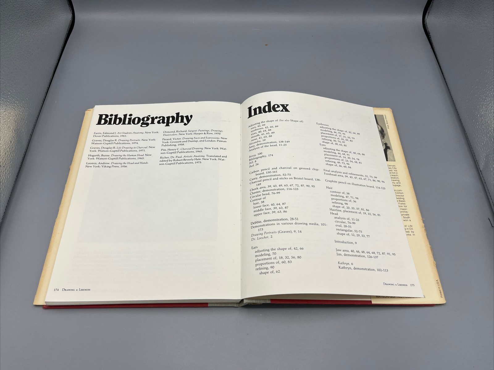 Drawing A Likeness by Douglas R Graves 1981 Third Printing Hardback 176 pages