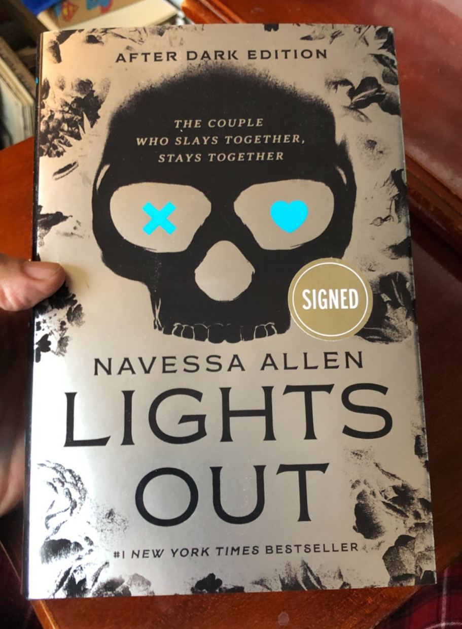 “Lights Out” by Navessa Allen – After Dark Edition – Signed HC 1st 2024-25