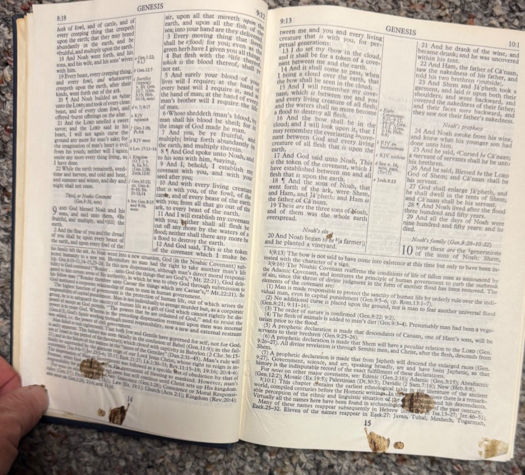 New Scofield Reference Edition Bible Hard Cover 1967 Vintage Blue