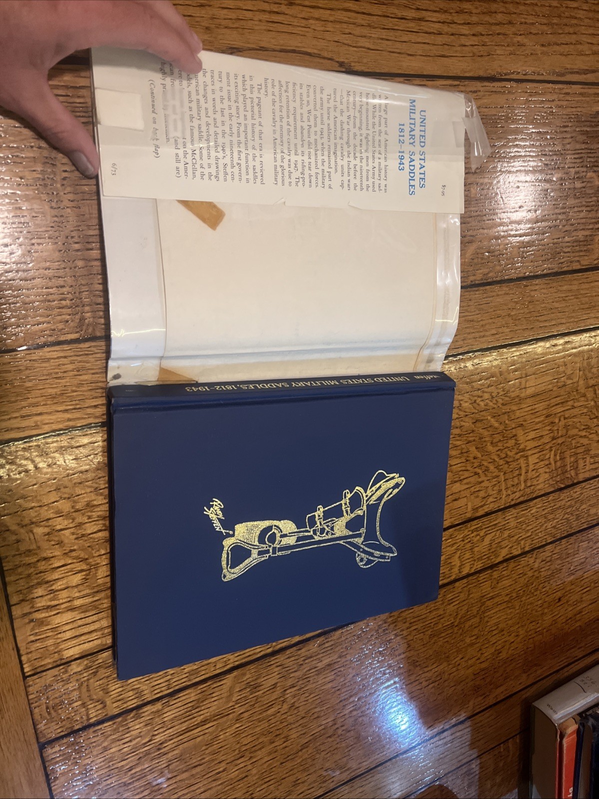 United States Military Saddles 1812-1943 by Randy Steffen 1973 HCDJ