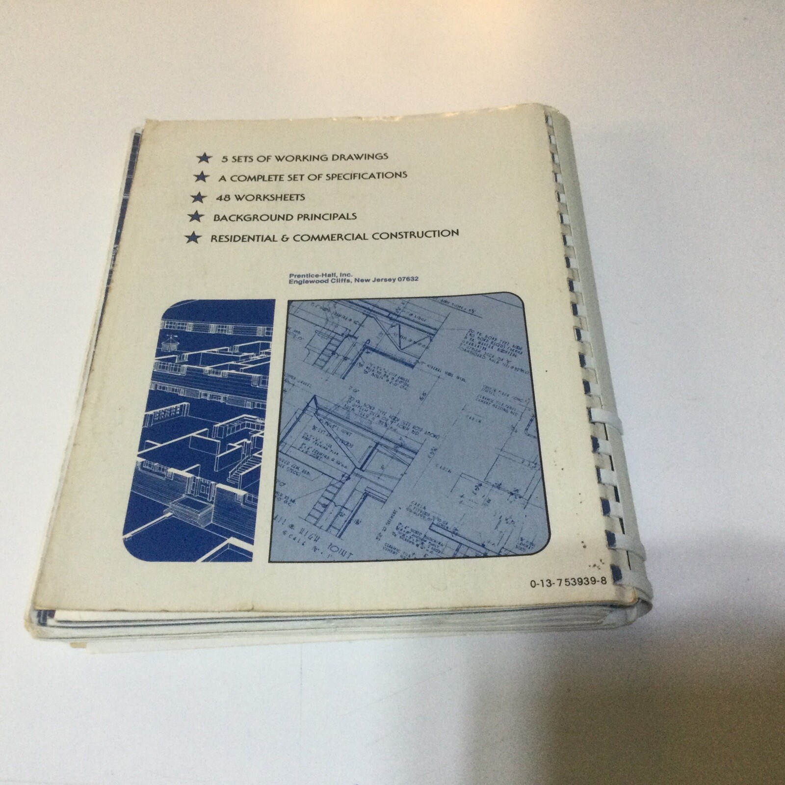 Reading Architectural Working Drawings Edward J Muller – Spiral Boud 2nd Edition