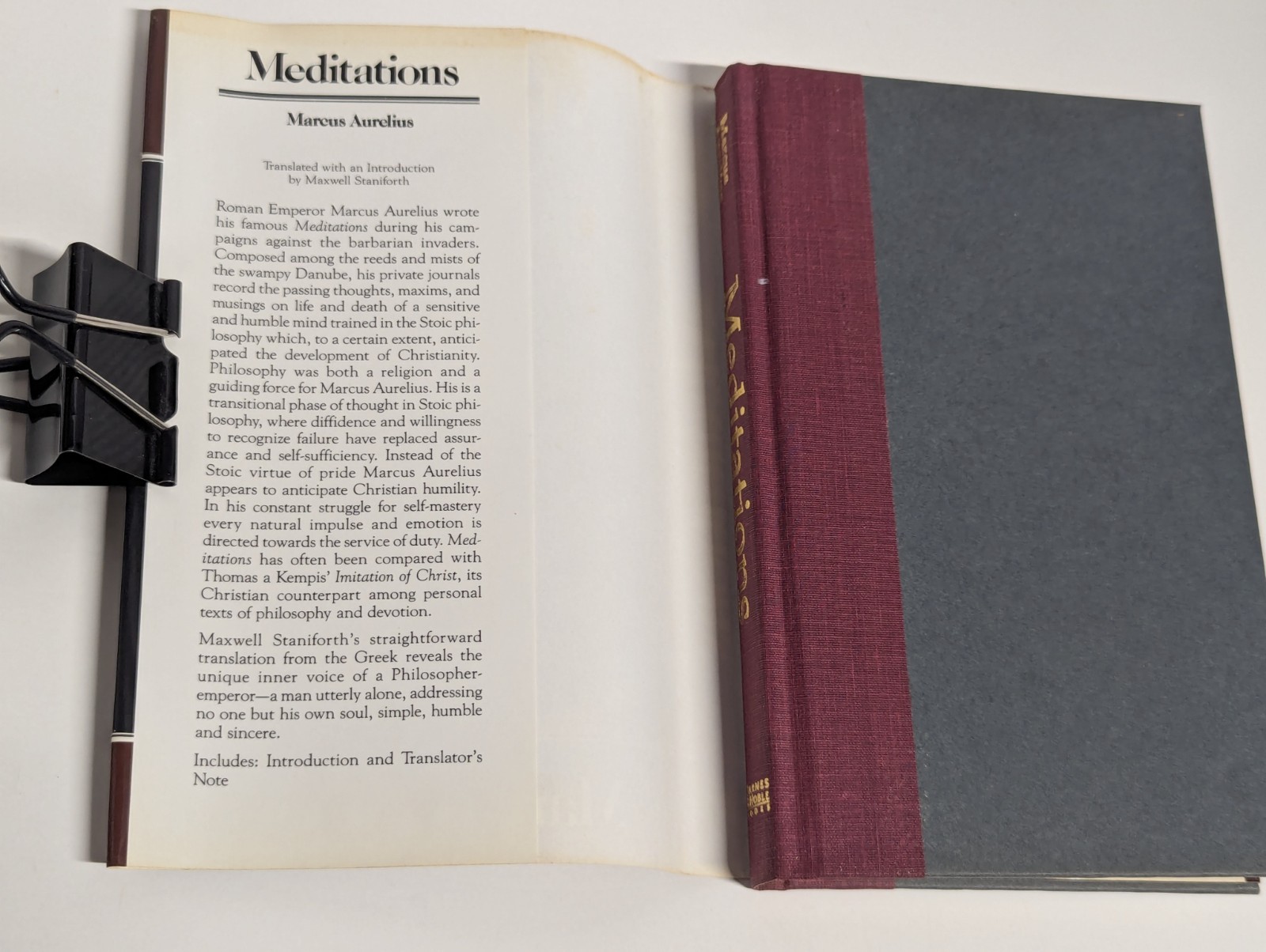 Meditations HCdj Marcus Aurelius Roman Emperor 1996