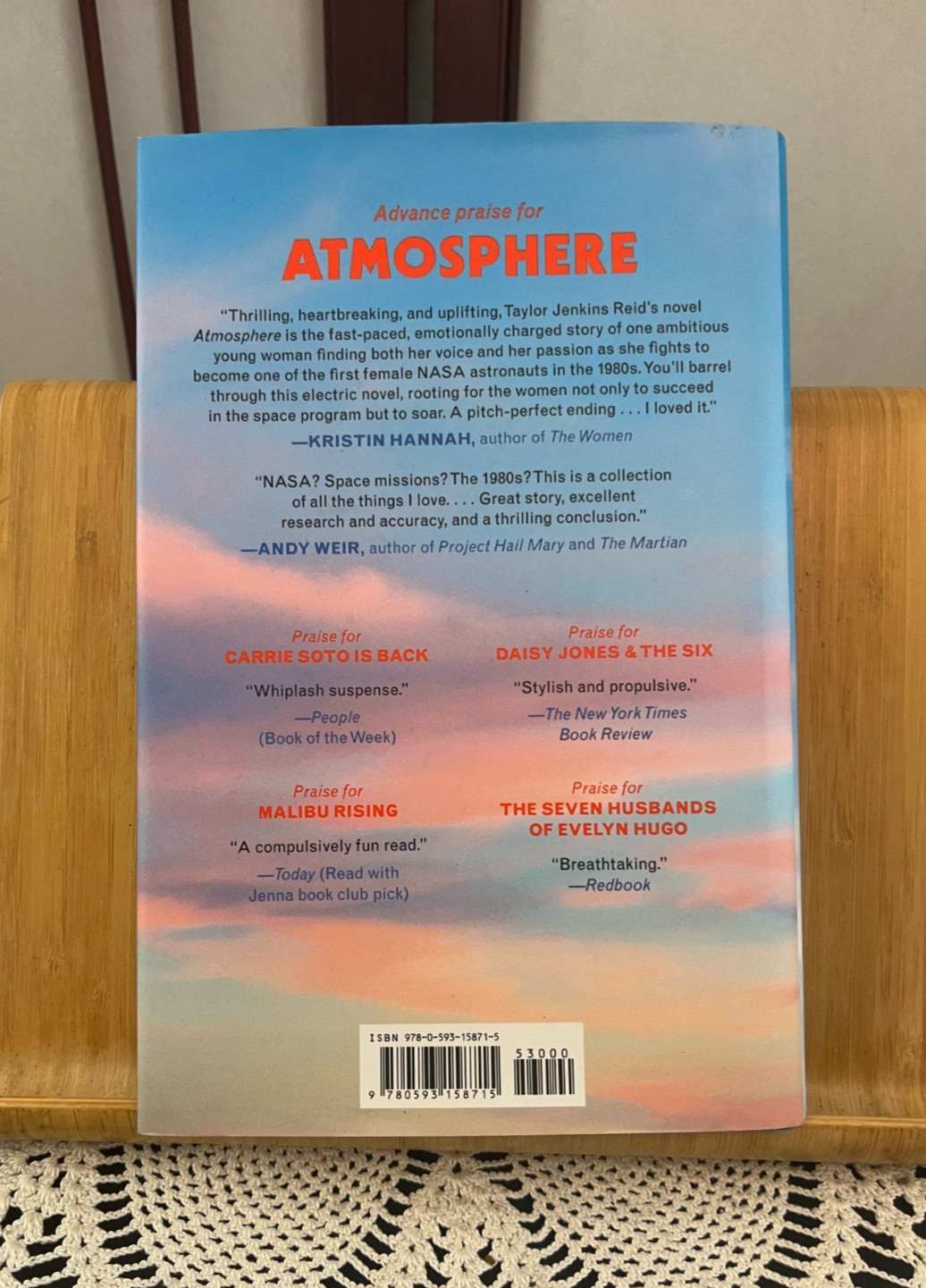 Atmosphere: a GMA Book Club Pick : A Love Story by Taylor Jenkins Reid (2025,…