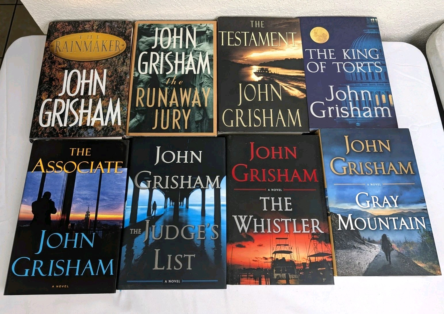 John Grisham Hardcover Mixed Lot (18) Some 1st Edition Thriller Crime