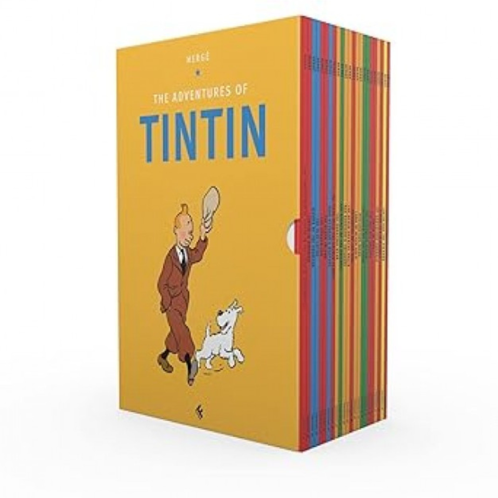 The Adventures of Tintin by Hergé: 23 Books Box Set – Ages 7+ -Paperback