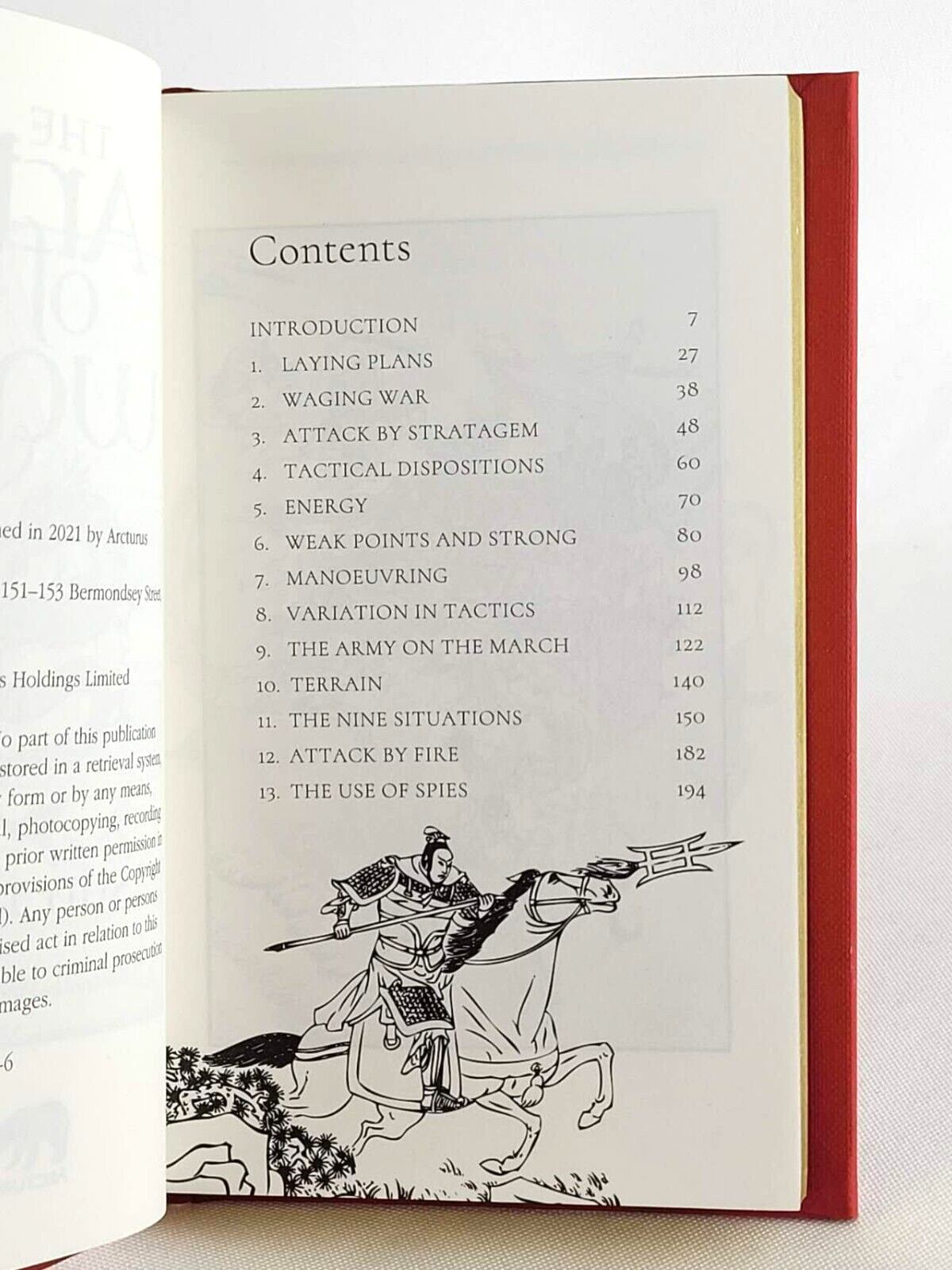 THE ART OF WAR Sun Tzu Lionel Giles Deluxe Compact Illustrated Hardcover NEW