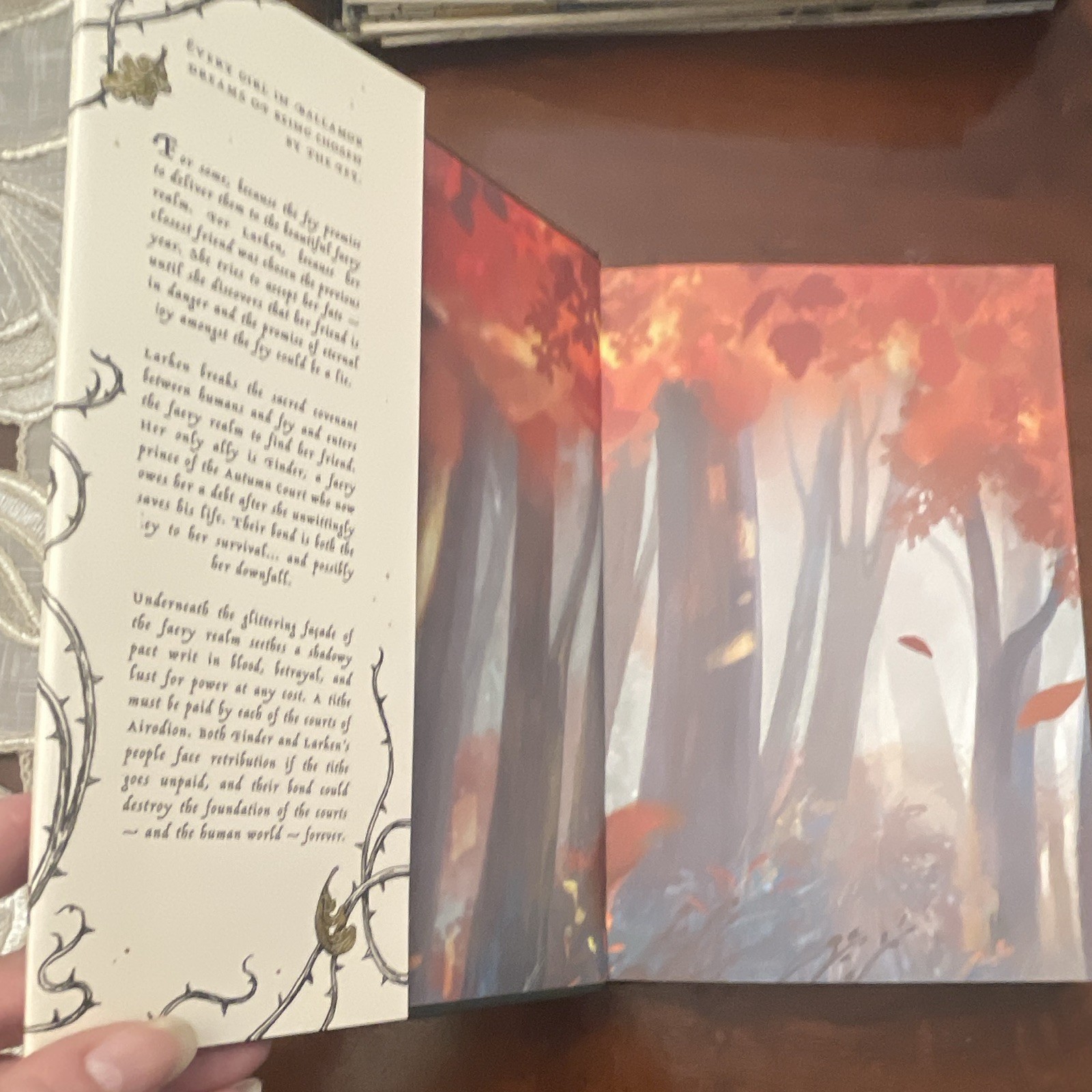 Autumn’s Tithe by Hannah Parker Signed Exclusive Special Edition Hardcover