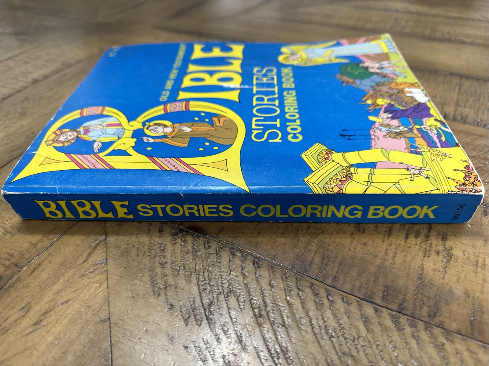 Old & New Testament Bible Stories Coloring Book 1981 Over 400 Pages