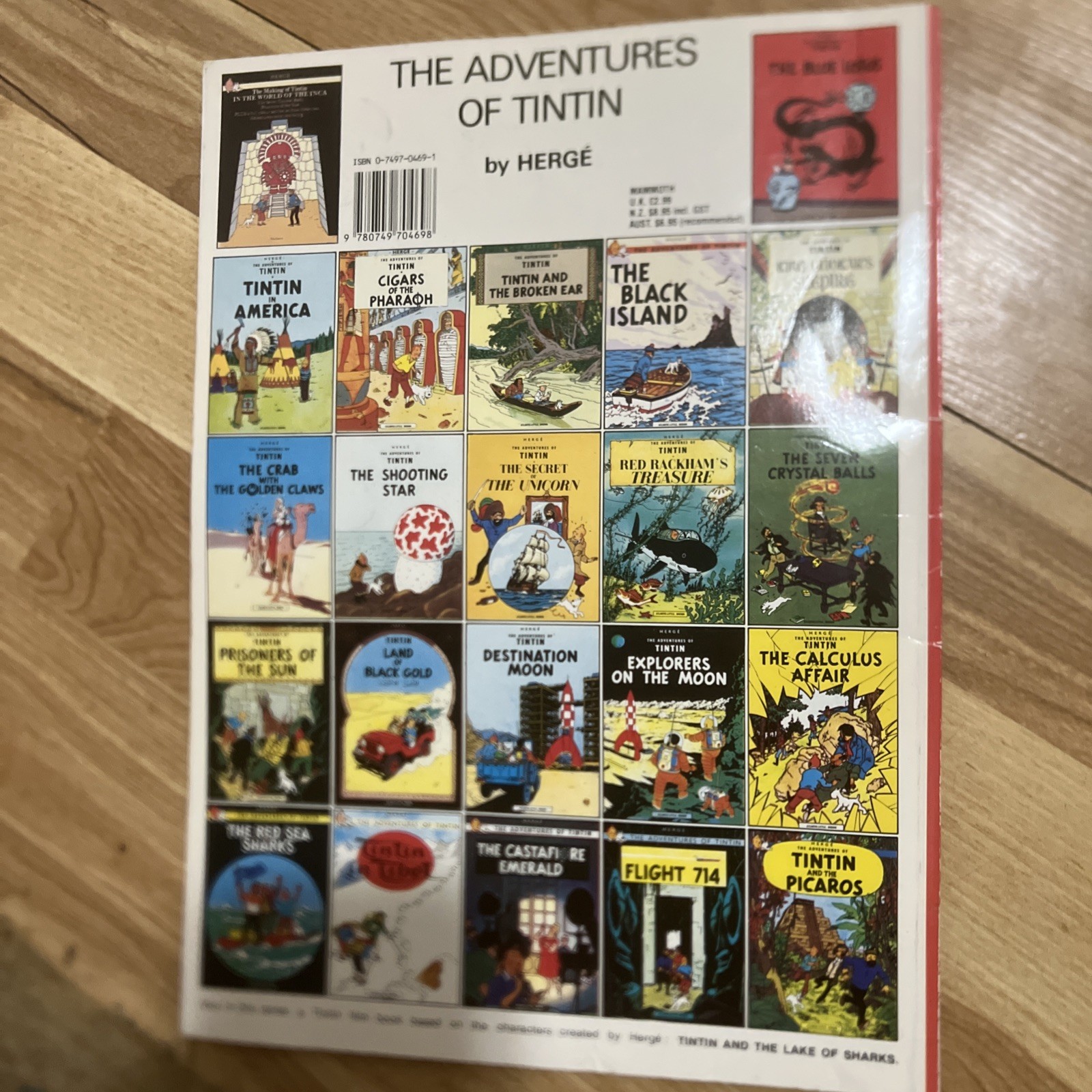 The Black Island (The Adventures of Tintin) – By Herge – GOOD