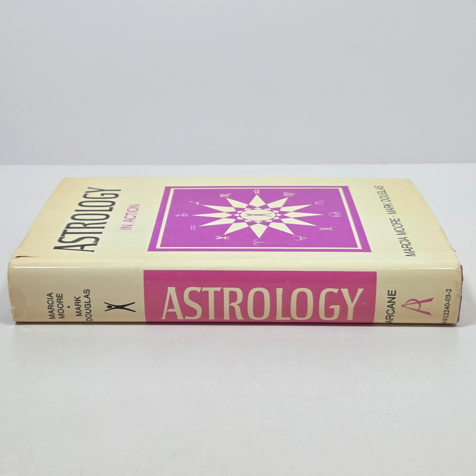 SIGNED Astrology in Action Marcia Moore Mark Douglas 1970 First Ed HCDJ Arcane