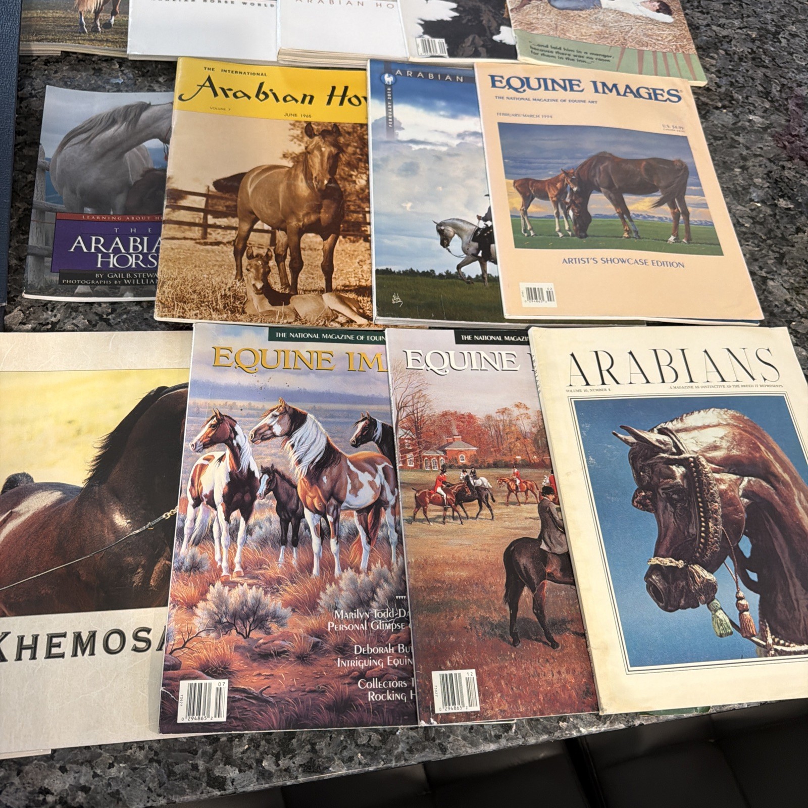 Lot Of Horse Books, Magazines Arabian Horses