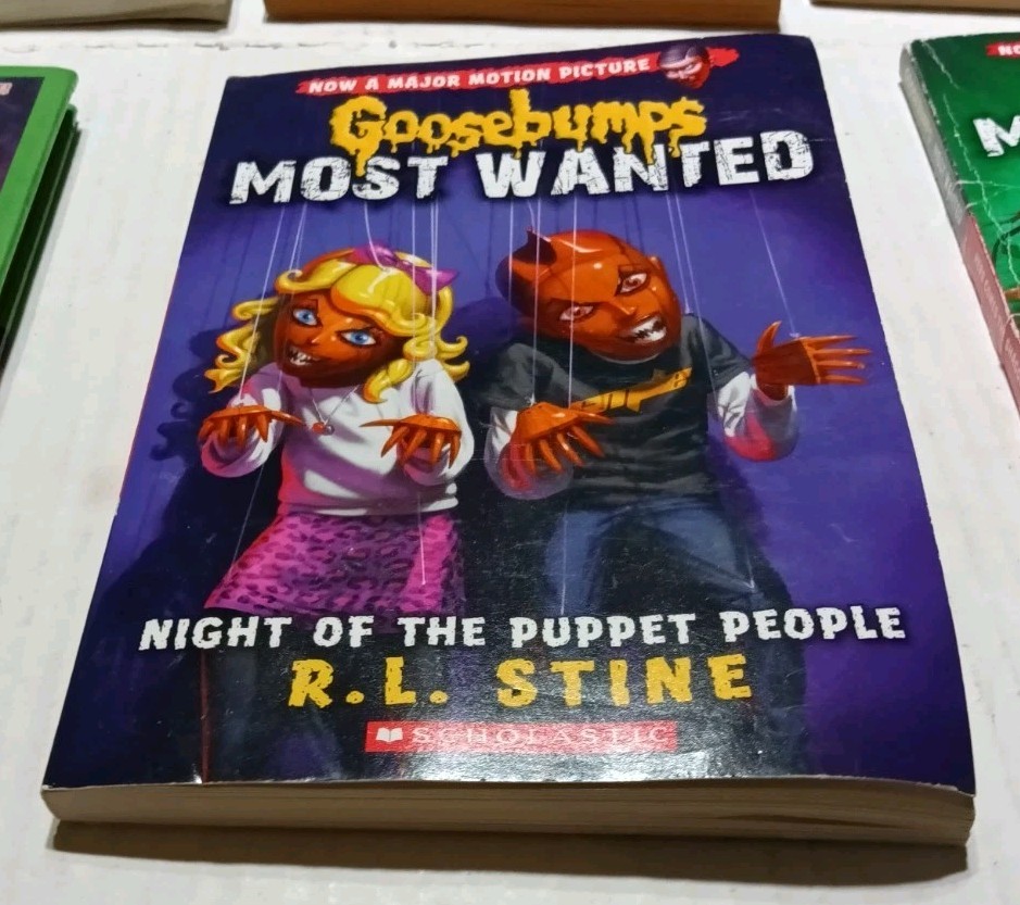Vintage Goosebumps RL Stine Book Lot of 7 From 90s- 2000s Paperbacks