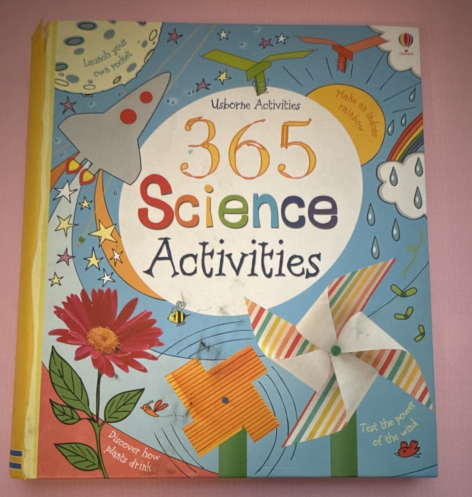 Usborne Activities 365 Science Activities Spiral Bound Illustrated Ages 4-8