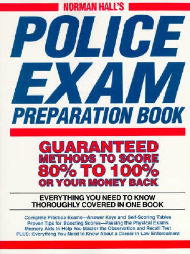 Police Exam Prep Book (Norman Halls Police Exam Preparation Book) – ACCEPTABLE