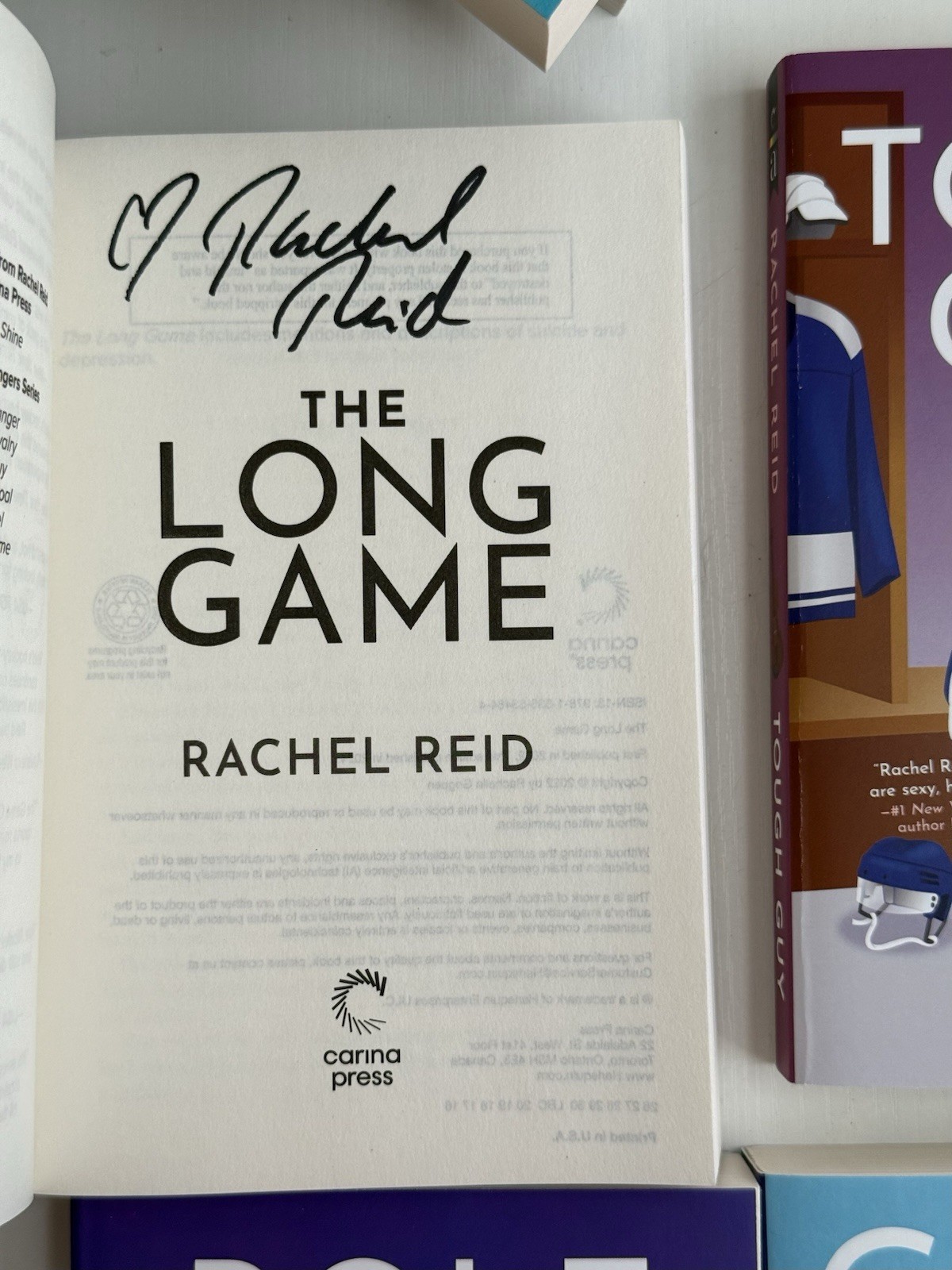 Heated Rivalry Series Signed Rachel Reid