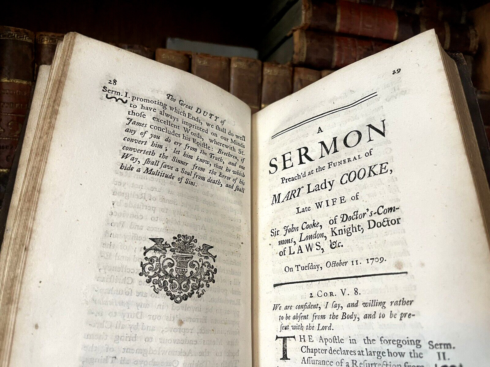 ENGLISH OLD BOOK FROM 1700s – Rare Historical Collectible Text from 18th Century