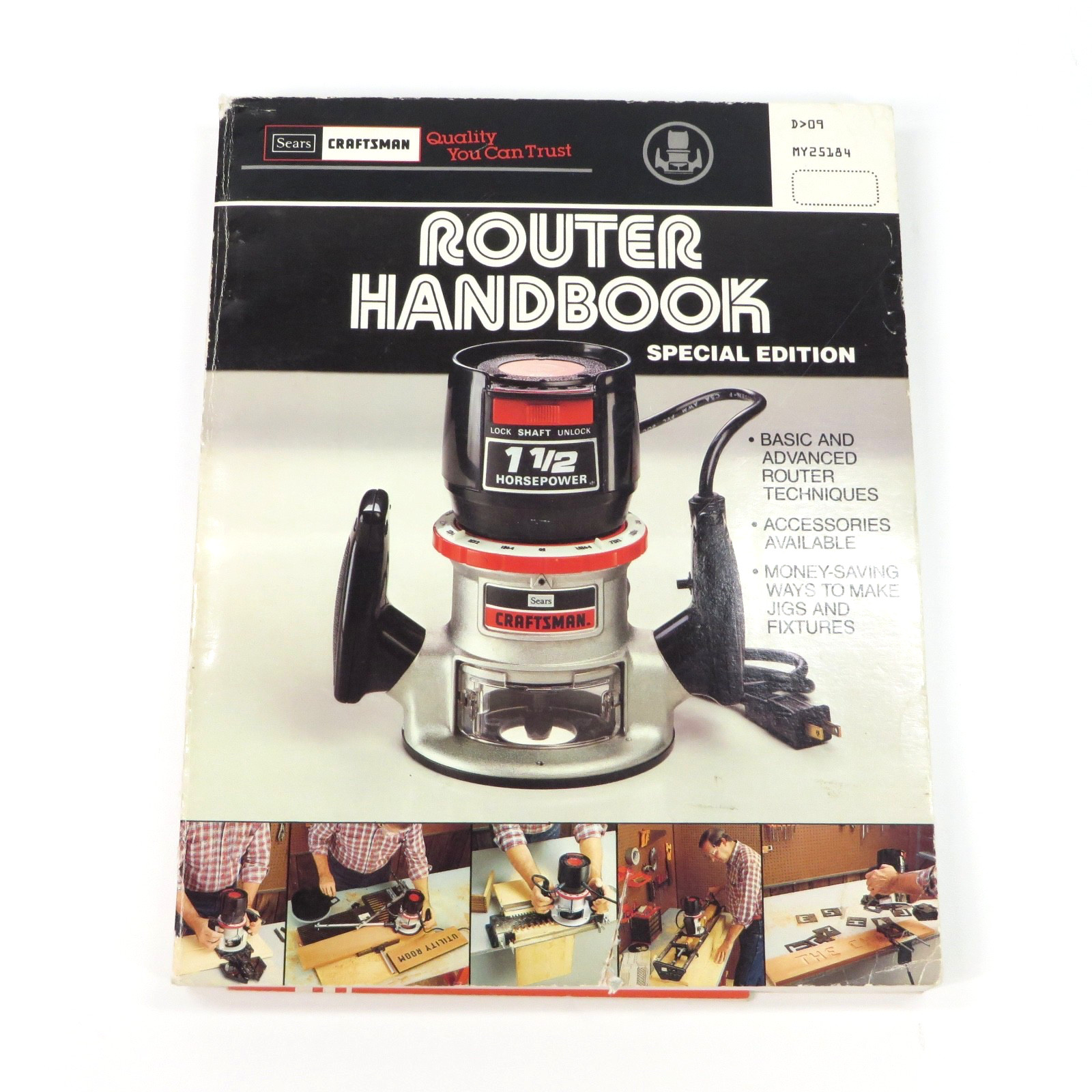 Sears Craftsman Router Handbook Special Edition Book 1984 Vintage Woodworking