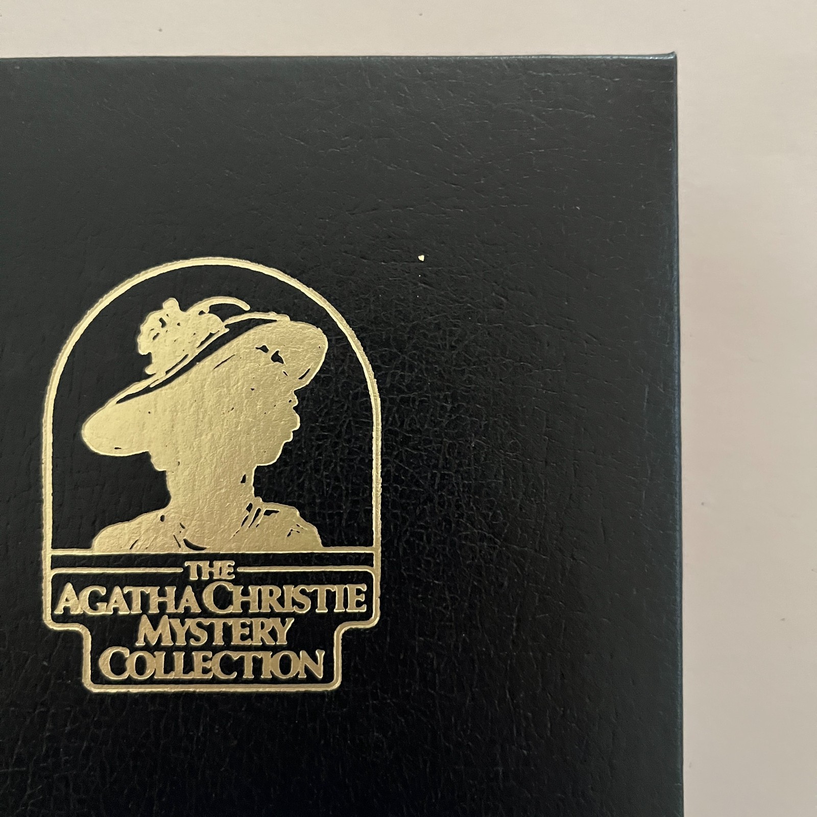 AGATHA CHRISTIE Lot of 11 Mystery Collection Hardcover Leatherette Books BANTAM