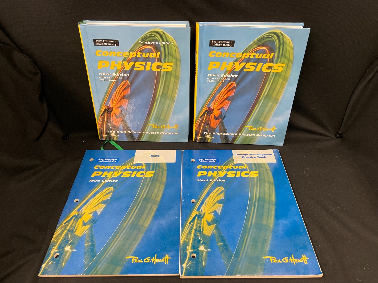 Conceptual Physics HS Physics -Teacher & Student Ed, Prac. Book & Tests mn5487