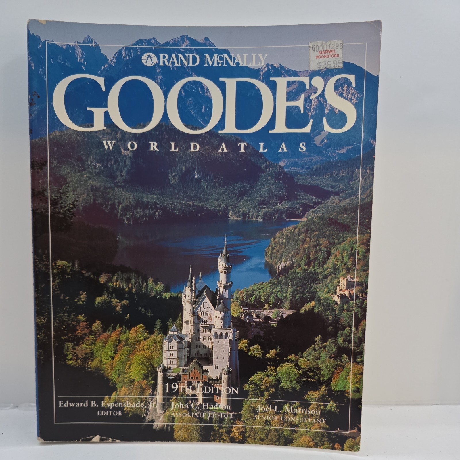 Rand McNally Goode’s World Atlas 19th Edition 1995…FAST SHIPPING