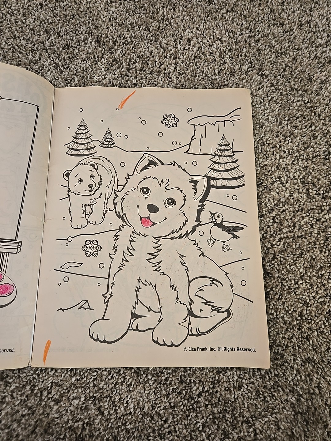 LISA FRANK Activity Coloring Book Carousel Fun Unicorn VTG 2000s Y2K Retro Kids